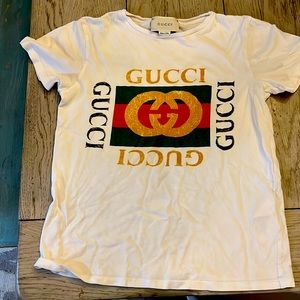 Authentic children’s Gucci t shirt.  Size 10 but runs small.